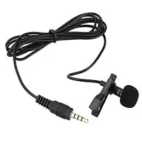 3.5mm Clip Collar Mic for YouTube, Collar Mike for Voice Recording, Lapel Mic Mobile(black)-thumb2