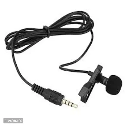 3.5mm Clip Collar Mic for YouTube, Collar Mike for Voice Recording, Lapel Mic Mobile(black)-thumb3