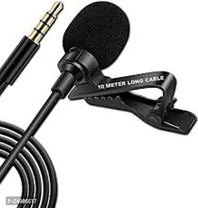 LONG  STRONG WIRE COLLAR MIC WITH CLIP FOR VIDEO RECORDING AND STAGE SHOW-thumb0