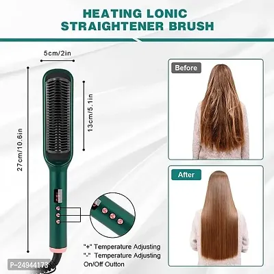Hair Straightener Brush, Hair Straightening Brush Double Ionic Hair Straightener-thumb4