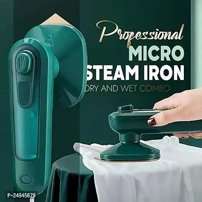 Professional Micro Travel Steam Iron, Mini Ironing Press Machine Portable Handheld(green)-thumb4