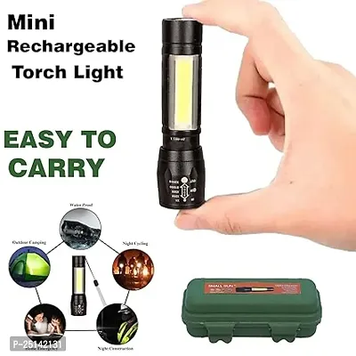 Mode Rechargeable Electric Small Compact Torch Waterproof Portable Bright LED-thumb0