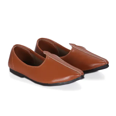 Patent Leather Ethnic Casual Slip On For Men