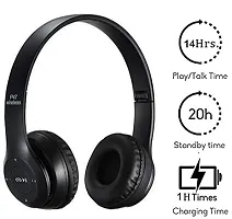 P47 Wireless Headphone HiFi Stereo Foldable with FM  SD Card Slot-thumb1