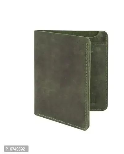 Stylish Solid Pure Leather Wallet For Men-thumb0