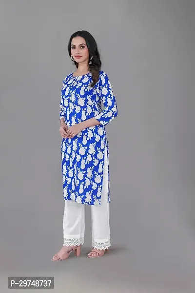 Stylish Cotton Blend Kurta Bottom Set for Women-thumb2