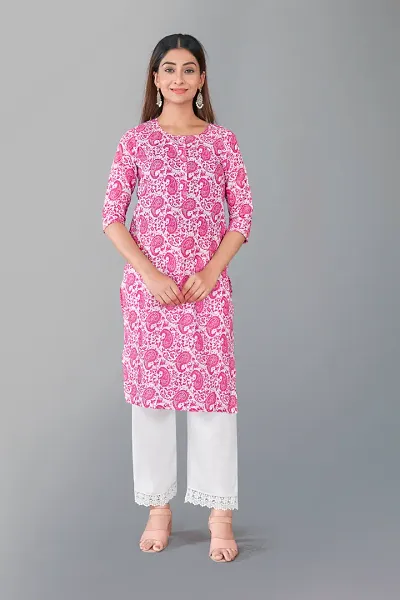 SEEWAN SUTRA A-Line Crepe Kurta | NVYACRP015S_P