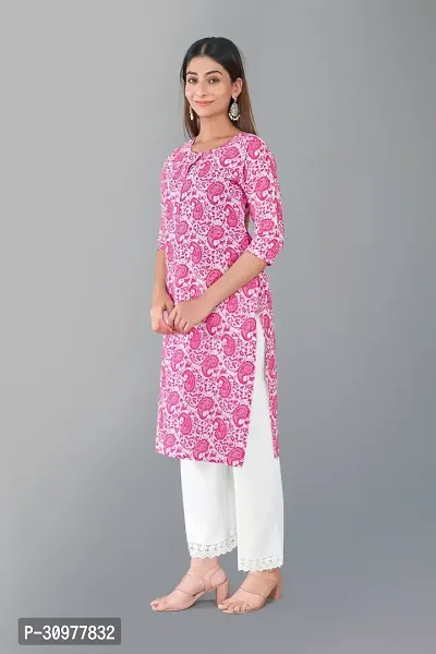 Stylish Cotton Blend Kurta for Women-thumb2