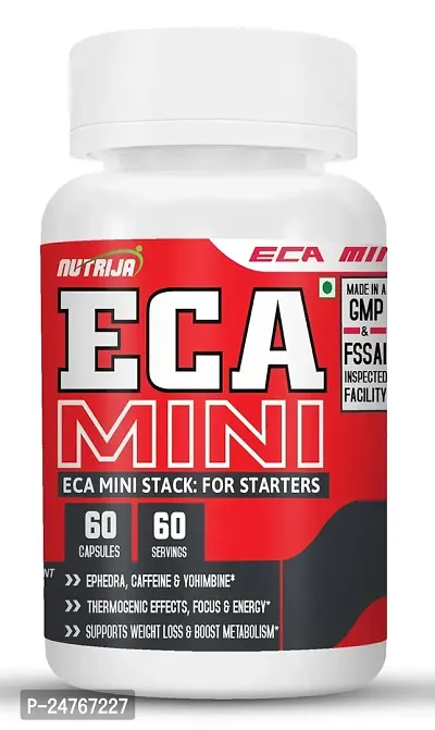 Nutrija Eca Mini Stack Ephedra Caffeine Yohimbine 60 Servings