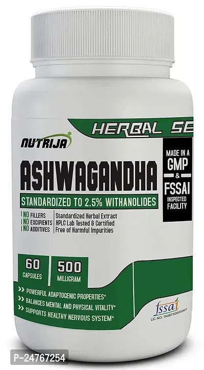 Nutrija Ashwagandha 500Mg 60 Capsules