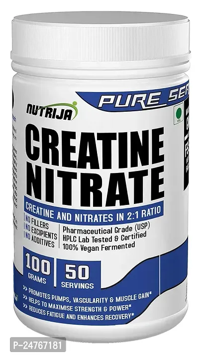 Nutrija Creatine Nitrate Pure And Usp Grade 100 Grams