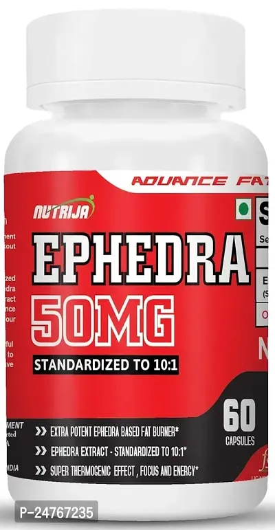 Nutrija Ephedra Extract 50Mg Standardized To 10 1 60 Capsules