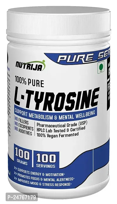 Nutrija L Tyrosine 100 Grams Pure Usp Grade Powder-thumb0