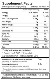 NutriJa PEA PROTEIN ISOLATE 85% - 2Lbs (Banana)-thumb2