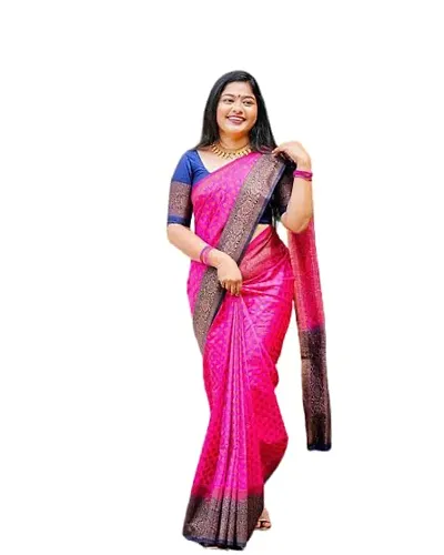 Fancy Kosa Silk Saree with Blouse Piece for Women