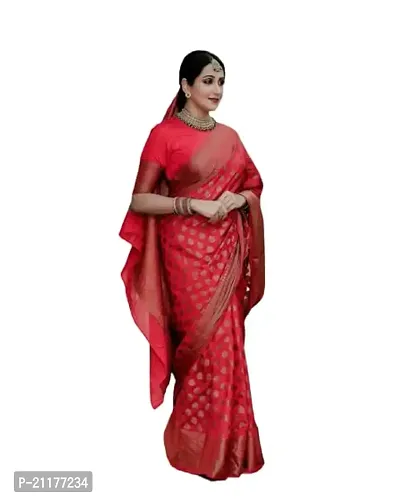 Fancy Kosa Silk Saree with Blouse Piece for Women-thumb0