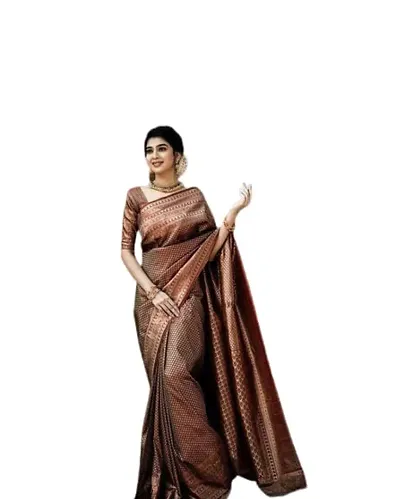 Fancy Kosa Silk Saree with Blouse Piece for Women