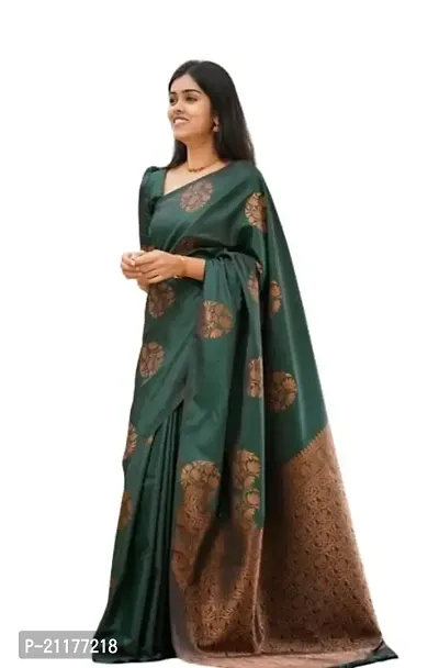 Fancy Kosa Silk Saree with Blouse Piece for Women-thumb0