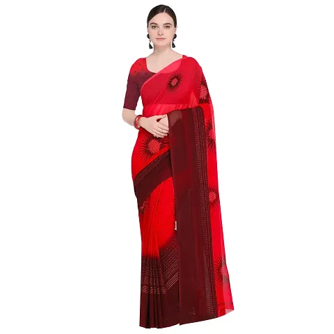 Georgette Saree with Blouse piece