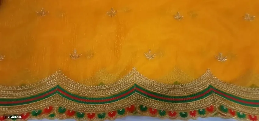 PREMIUM SILICON NET FABRIC WITH HEAVY EMBROIDERY WORK FANCY SAREE-thumb2