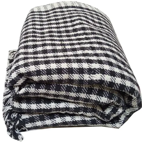 Sparsh Handloom Cotton 150 TC Comforter (Standard_Black And White)