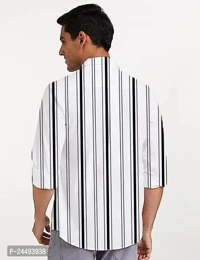 Men's Regular Fit Cotton Casual Full Sleeves Shirt-thumb2