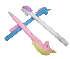 Unicorn Deisgner Blue Pointed Pens for Girls Best Return Gift Stylish Pen for Kids Fancy Designer Pens for School (6, Unicorn Pen)-thumb4