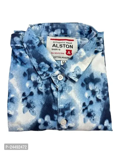 Men's Printed Full Sleeve Cotton Shirt-thumb0