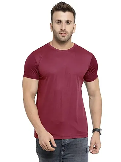 Stylish Polyester T-shirt For Men