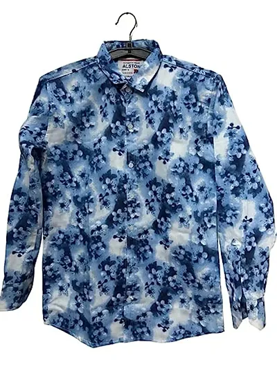 Trendy Printed Cotton Full Sleeve Shirt
