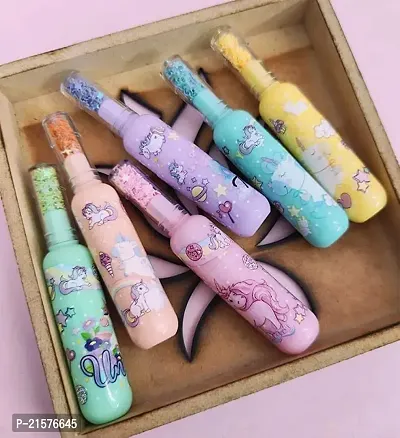 unicorn highlighter marker pen for girls  (pack of 1 set 6 piece)