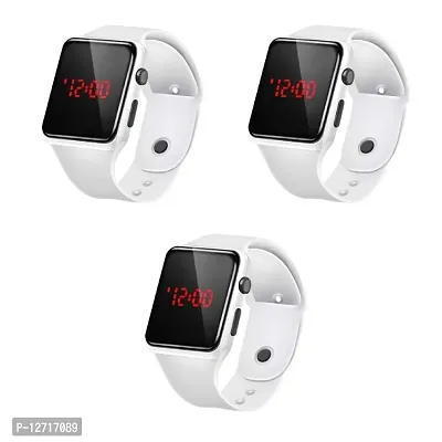 Digital Watch Combo for unisex (Pack of 3)-thumb0