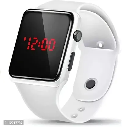 White LED Digital Watch for men  women  kids pack of 1-thumb0