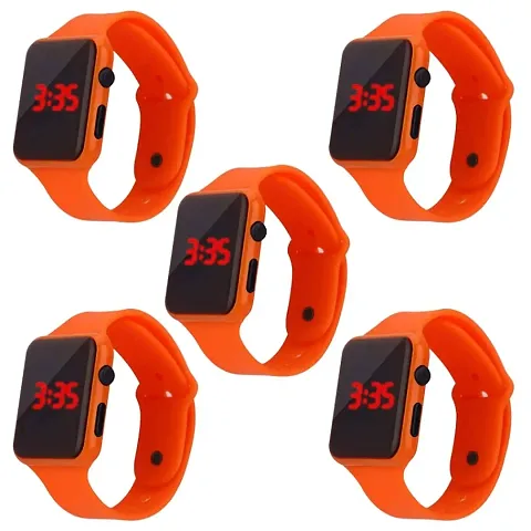 LED Watch for unisex pack of 5