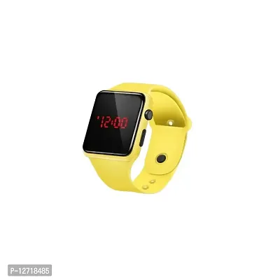 Yellow LED Digital Watch For Unisex Pack Of 1