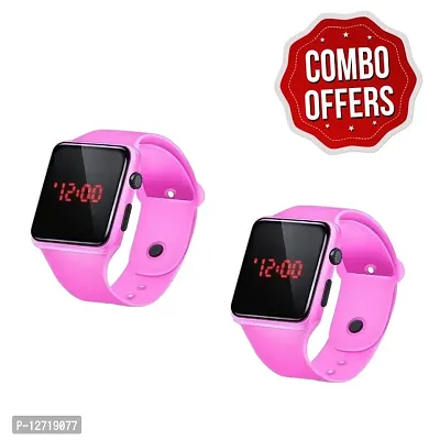 Smart Watch LED Digital Display kids buy 1 get 1 free combo-thumb0