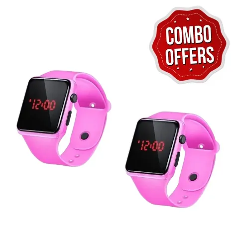 Smart Watch LED Digital Display kids buy 1 get 1 free combo