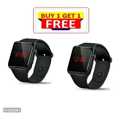 Black Digital LED Watch Combo (Pack of 2) BUY 1 GET 1 FREE Watches