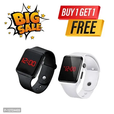 Classy Digital Watches for Men, Women and Kids, Pack of 2
