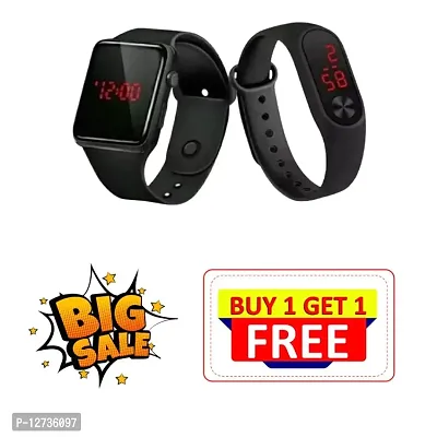 Classy Digital Watches for Men, Women and Kids, Pack of 2