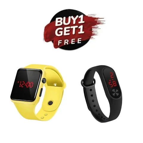 Classy Digital Watches for Men, Women and Kids, Pack of 2