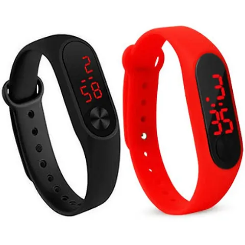 Cool LED Colourful Watches Kids Boys Fitbands