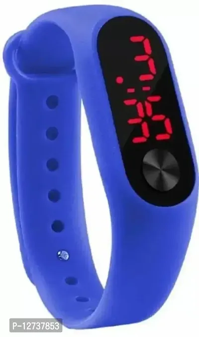 Blue Cool LED Colourful Watches Kids Boys Fit  bands pack of 1