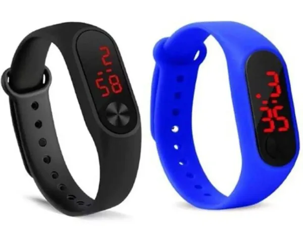 LED Smart Watch Pack of 2 for Boys