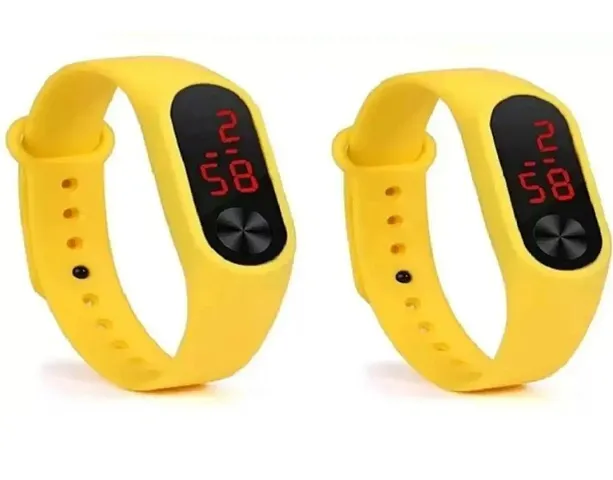 LED Band Digital Watch for Kids Pack of 2