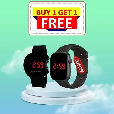 The new 2021 square LED electronic watch apple touch screen LED watch  digital sports fashion students - AliExpress