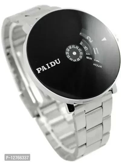 PAIDU METAL BELT ANALOG WATCH FOR BOYS AND MEN PACK OF 1