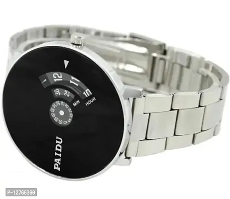 PAIDU METAL BELT ANALOG WATCH  FOR BOYS AND MEN-thumb0