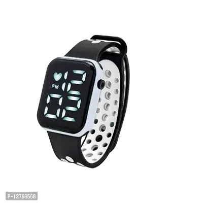 Black Disco light Square LED Watch Digital Watch - For Boys  Girls Pack of 1