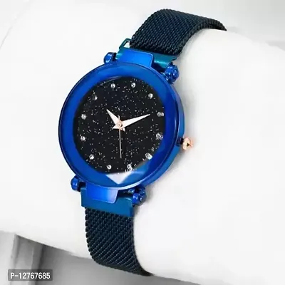 Magnet Strap Girls Women blue Magnetic chain Gift Watch for Women Analog Watch - For Girls pack of 1